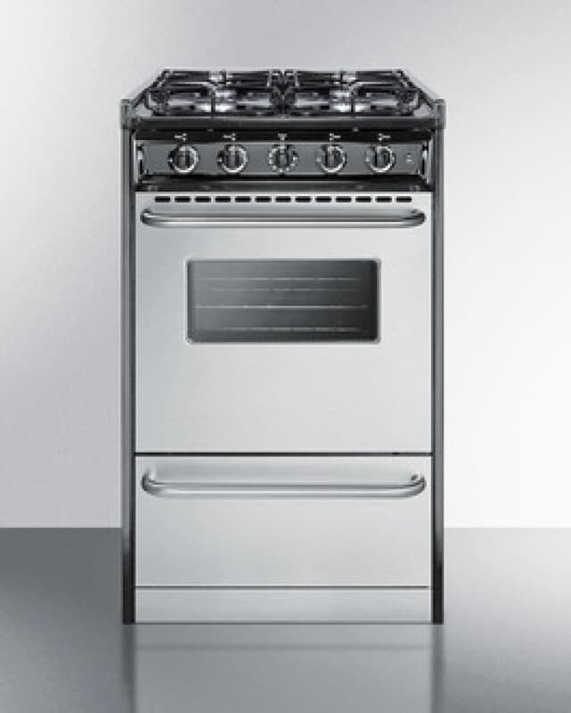 20" Wide Gas Range