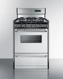 24" Wide Gas Range, Sealed Burners view 1