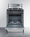 24" Wide Gas Range, Sealed Burners view 5