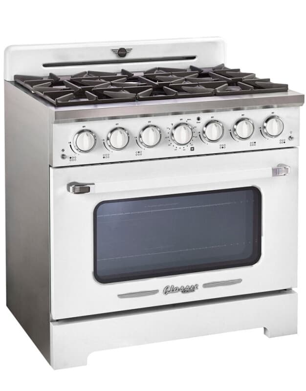 36' Classic Retro Range with FR Triple Crown Burner