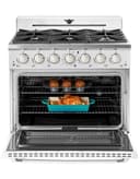 36' Classic Retro Range with FR Triple Crown Burner view 6