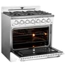 36' Classic Retro Range with FR Triple Crown Burner view 8