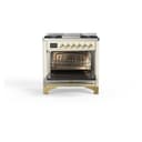 Majestic II Series 36" Dual Fuel Natural Gas Freestanding Range view 4