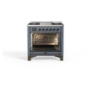 Majestic II Series 36" Dual Fuel Liquid Propane Freestanding Range view 3