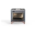 Majestic II Series 36" Dual Fuel Liquid Propane Freestanding Range view 3