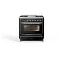 Majestic II Series 36" Dual Fuel Natural Gas Freestanding Range view 4