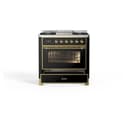Majestic II Series 36" Dual Fuel Natural Gas Freestanding Range view 4