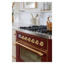 Majestic II Series 36" Dual Fuel Liquid Propane Freestanding Range view 3