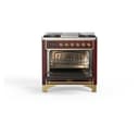 Majestic II Series 36" Dual Fuel Liquid Propane Freestanding Range view 4