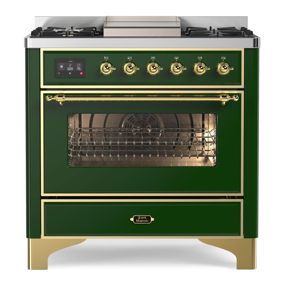 Majestic II Series 36" Dual Fuel Natural Gas Freestanding Range