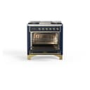 Majestic II Series 36" Dual Fuel Natural Gas Freestanding Range view 3