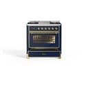 Majestic II Series 36" Dual Fuel Natural Gas Freestanding Range view 4