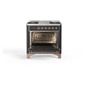 Majestic II Series 36" Dual Fuel Natural Gas Freestanding Range view 3