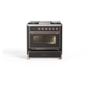 Majestic II Series 36" Dual Fuel Natural Gas Freestanding Range view 4