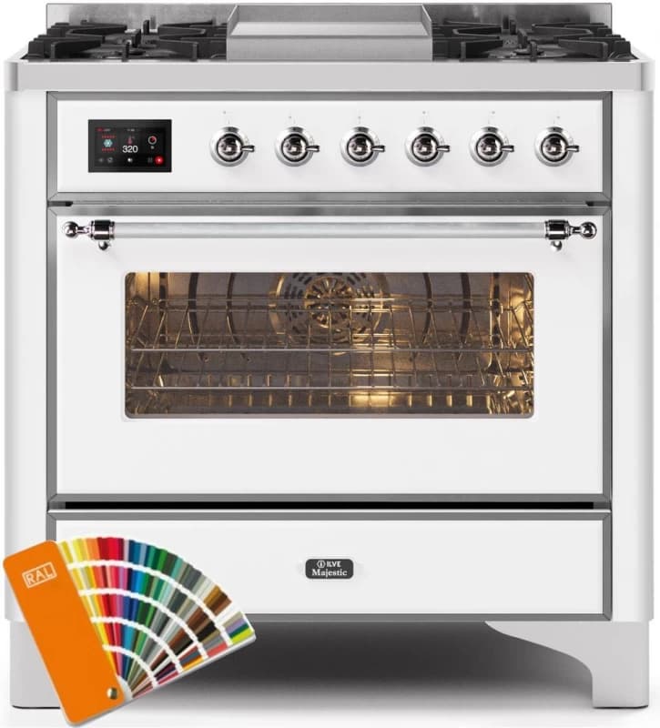 Majestic II Series 36" Dual Fuel Liquid Propane Freestanding Range