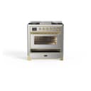 Majestic II Series 36" Dual Fuel Liquid Propane Freestanding Range view 6