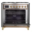 Majestic II Series 36" Dual Fuel Natural Gas Freestanding Range view 3