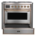 Majestic II Series 36" Dual Fuel Natural Gas Freestanding Range view 4