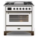 Majestic II Series 36" Dual Fuel Natural Gas Freestanding Range view 1