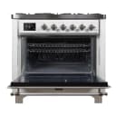 Majestic II Series 36" Dual Fuel Natural Gas Freestanding Range view 4