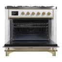 Majestic II Series 36" Dual Fuel Liquid Propane Freestanding Range view 4