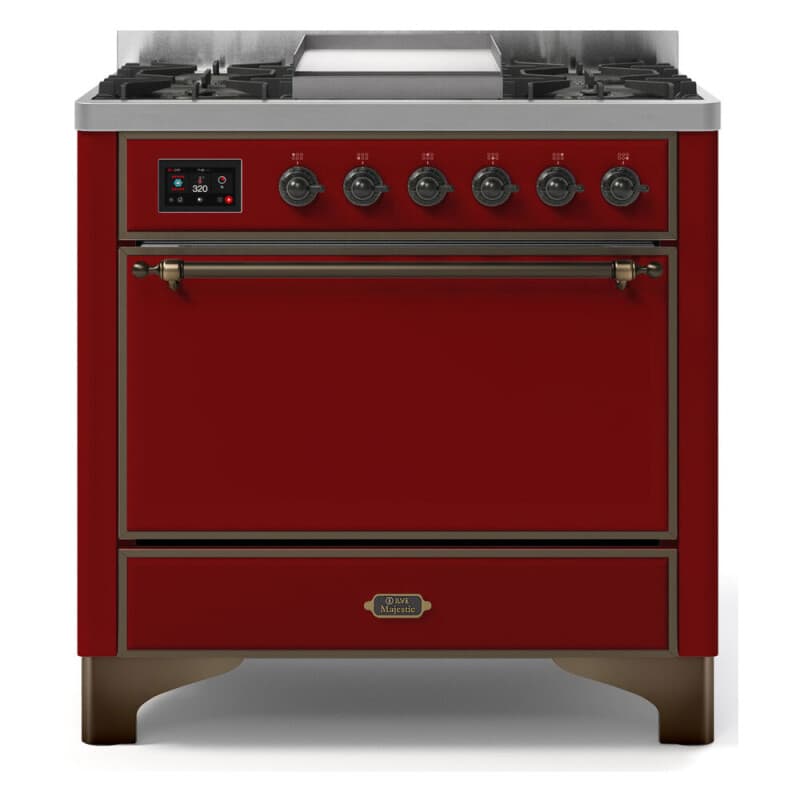 Majestic II Series 36" Dual Fuel Natural Gas Freestanding Range
