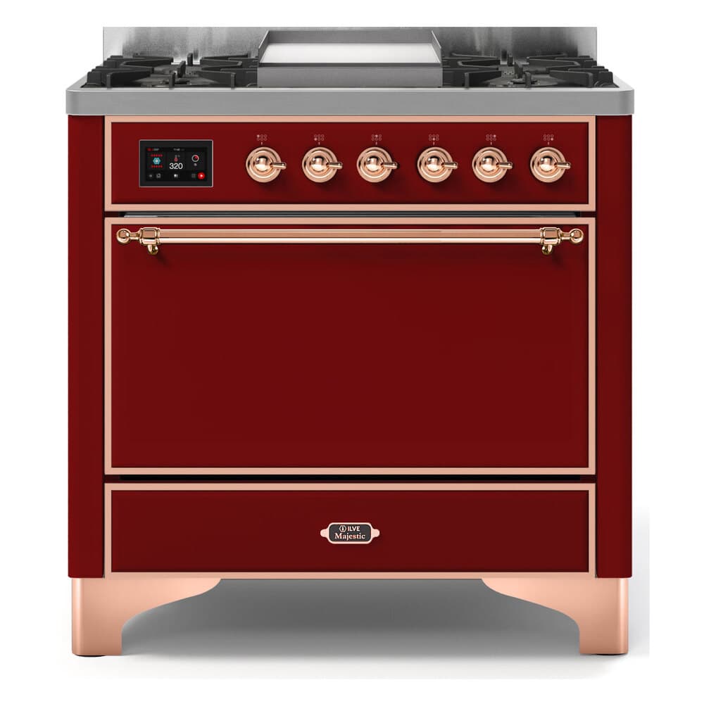 Majestic II Series 36" Dual Fuel Natural Gas Freestanding Range