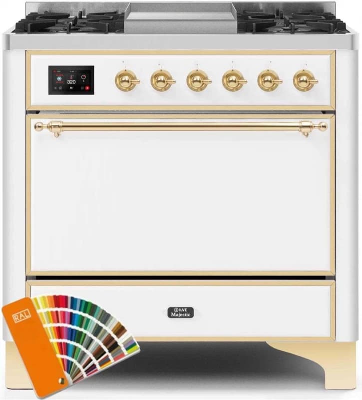 Majestic II Series 36" Dual Fuel Liquid Propane Freestanding Range