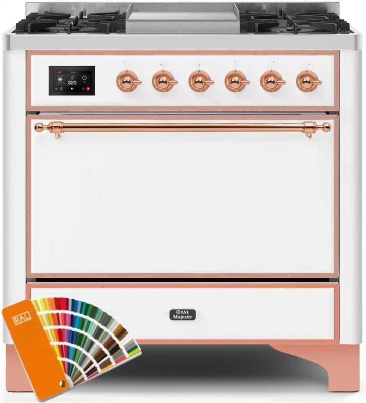 Majestic II Series 36" Dual Fuel Liquid Propane Freestanding Range