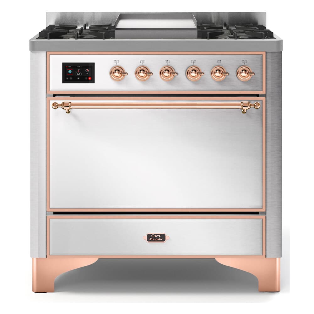 Majestic II Series 36" Dual Fuel Natural Gas Freestanding Range