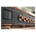 Majestic II Series 48 inch Freestanding Dual Fuel Range with Liquid Propane, 8 Sealed Brass Burners, Double Ovens, 5.02 cu. ft. Total Oven Capacity, Griddle, Convection Oven, Continuous Grates, Viewing Window, Warming Drawer, with Copper Trim view 11