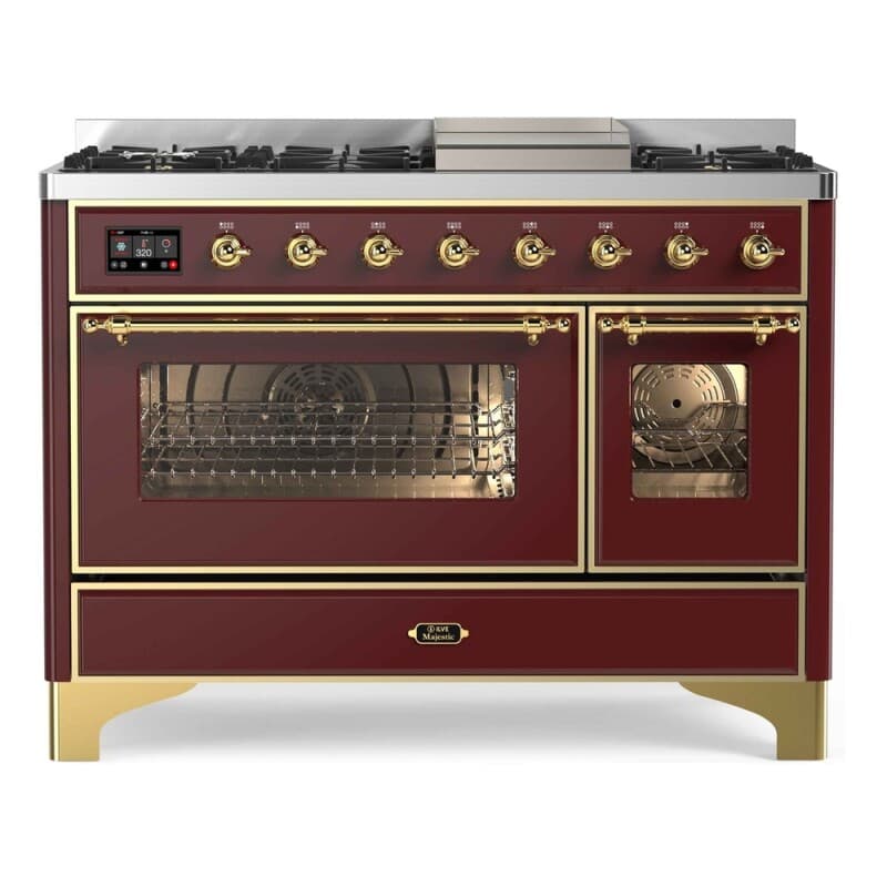 Majestic II Series 48" Dual Fuel Natural Gas Freestanding Range