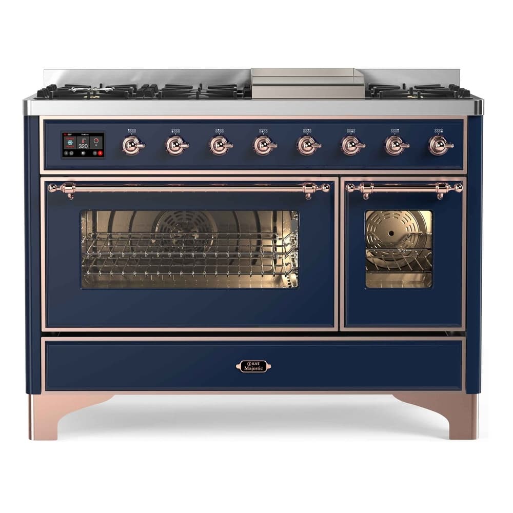 Majestic II Series 48" Dual Fuel Liquid Propane Freestanding Range