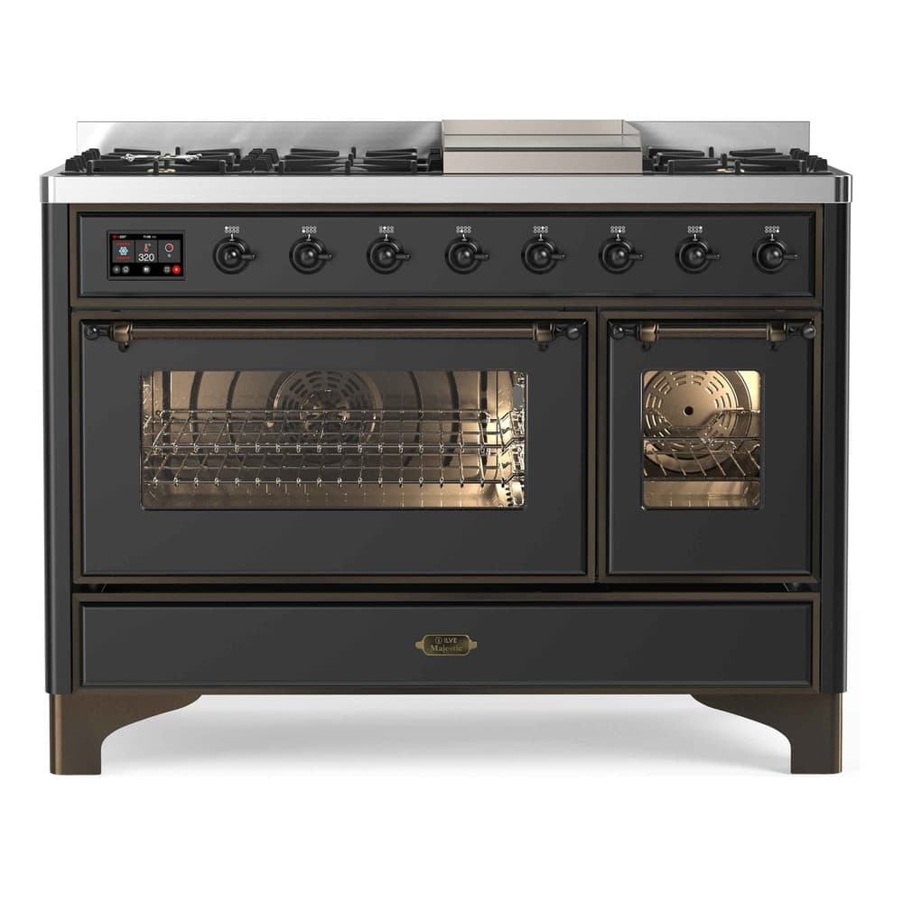 Majestic II Series 48" Dual Fuel Liquid Propane Freestanding Range