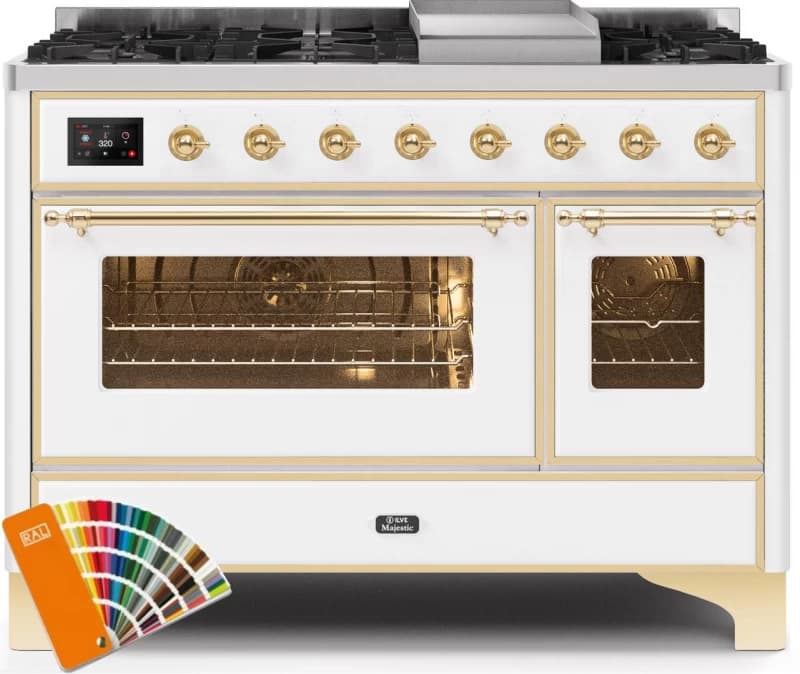 Majestic II Series 48" Dual Fuel Liquid Propane Freestanding Range