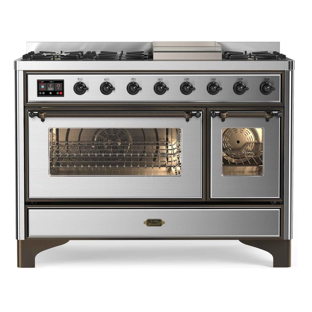 Majestic II Series 48" Dual Fuel Liquid Propane Freestanding Range