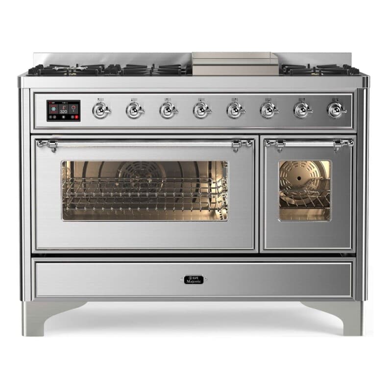 Majestic II Series 48" Dual Fuel Liquid Propane Freestanding Range
