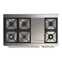 Majestic II Series 48" Dual Fuel Liquid Propane Freestanding Range view 8