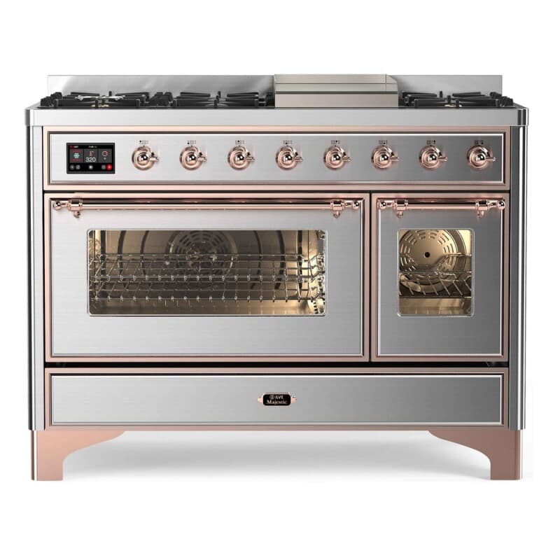 Majestic II Series 48" Dual Fuel Liquid Propane Freestanding Range
