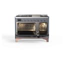 Majestic II Series 48 inch Freestanding Dual Fuel Range with Natural Gas, 7 Sealed Brass Burners, Double Ovens, 5.02 cu. ft. Total Oven Capacity, Griddle, Convection Oven, Continuous Grates, Warming Drawer, with Copper Trim view 3