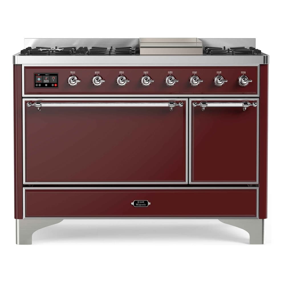 Majestic II Series 48" Dual Fuel Liquid Propane Freestanding Range