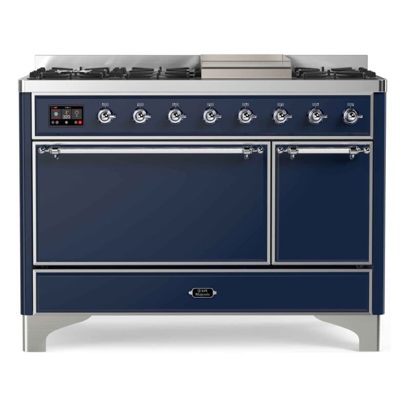 Majestic II Series 48" Dual Fuel Natural Gas Freestanding Range