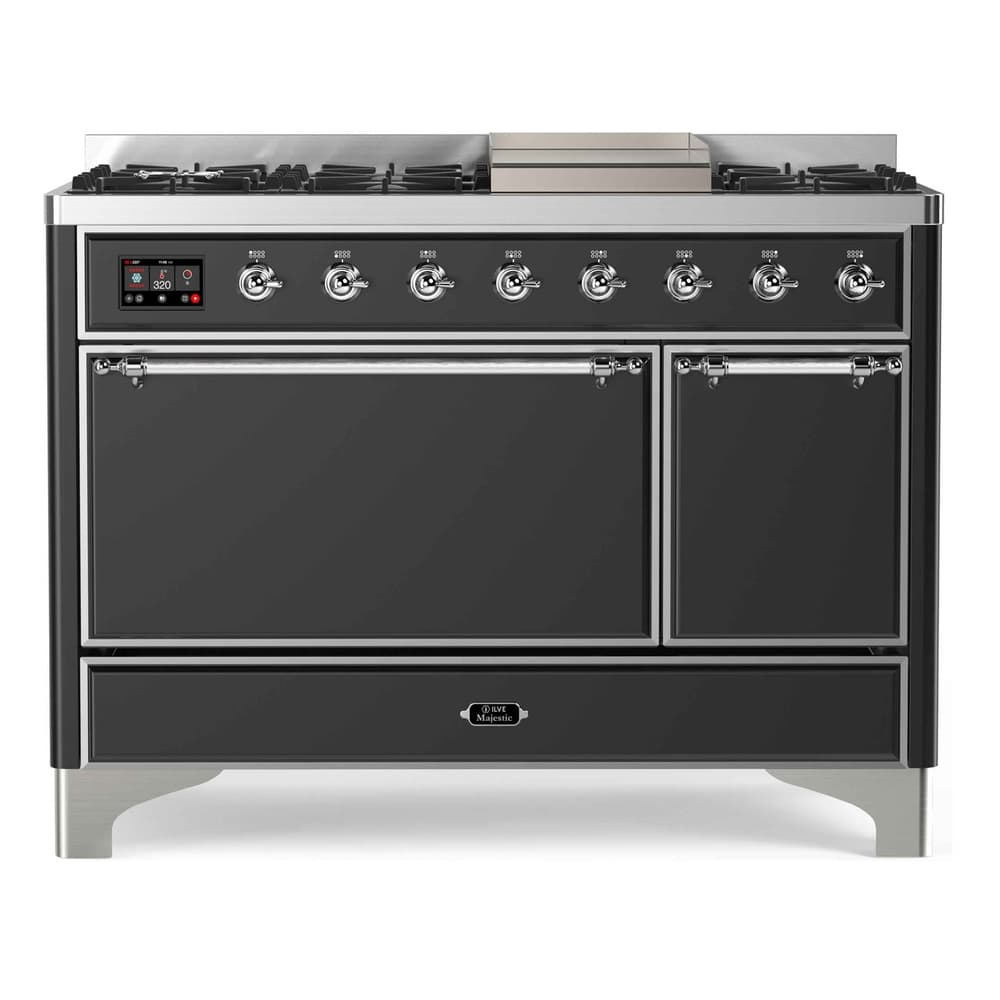 Majestic II Series 48" Dual Fuel Natural Gas Freestanding Range