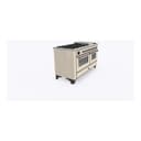 Majestic II Series 60" Dual Fuel Natural Gas Freestanding Range view 4