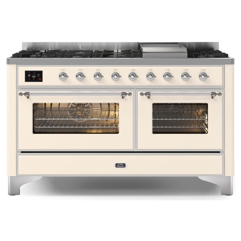 Majestic II Series 60" Dual Fuel Liquid Propane Freestanding Range