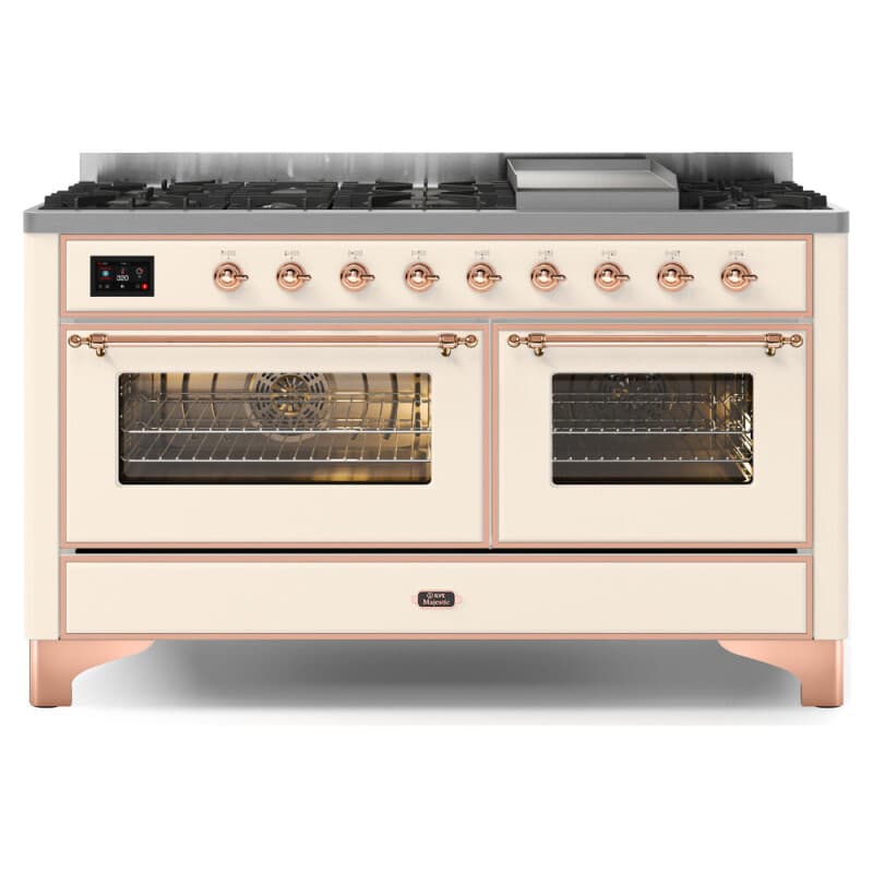 Majestic II Series 60" Dual Fuel Liquid Propane Freestanding Range