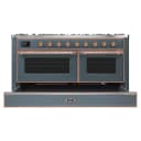 Majestic II Series 60" Dual Fuel Natural Gas Freestanding Range view 6