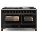 Majestic II Series 60" Dual Fuel Natural Gas Freestanding Range view 1