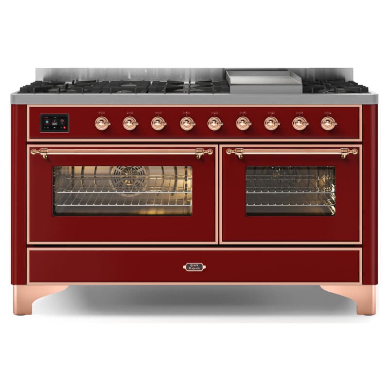 Majestic II Series 60" Dual Fuel Natural Gas Freestanding Range
