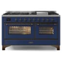 Majestic II Series 60" Dual Fuel Natural Gas Freestanding Range view 1